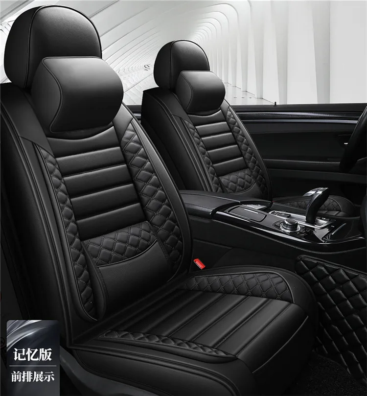 US Auto Car 5-Seats PU Leather Seat Covers Cushion For Honda Accord Civic CRV